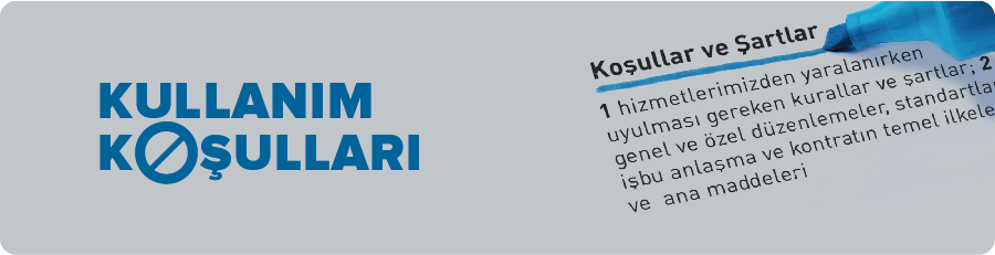 Kullanım şartları 