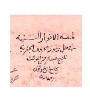 170-Lemmeatul envârus  seniyye fi hallil rumûzul harfil cifriyye. Şeyh Abdurrahman Elmevkit.ARAPÇA YAZMA  40 sayfa