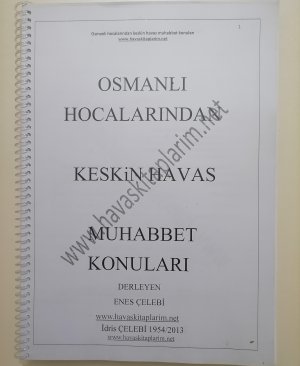 Osmanlı hocalarından muhabbet yeni eser 2020