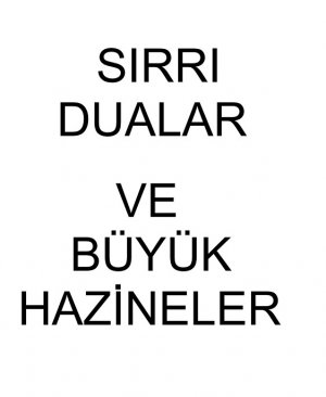 sırrı dualar türkçe